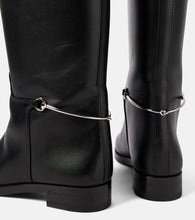 Gucci Horsebit leather over-the-knee boots