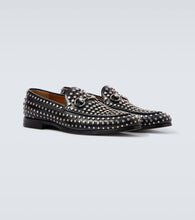 Gucci Horsebit studded leather loafers
