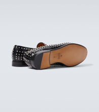 Gucci Horsebit studded leather loafers