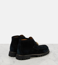 Gucci Horsebit suede ankle boots