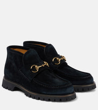 Gucci Horsebit suede ankle boots - Gucci 马衔扣麂皮短靴