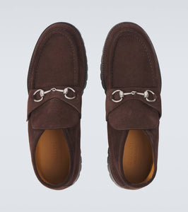 Gucci Horsebit suede desert boots