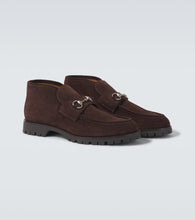 Gucci Horsebit suede desert boots