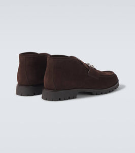 Gucci Horsebit suede desert boots