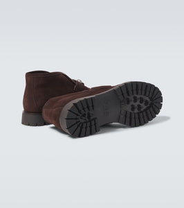 Gucci Horsebit suede desert boots