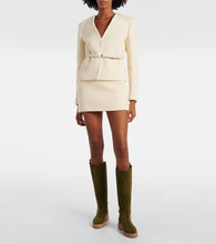 Gucci Horsebit suede knee-high boots