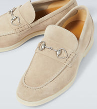Gucci Horsebit suede loafers
