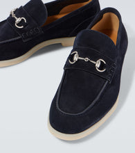Gucci Horsebit suede loafers