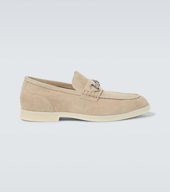 Gucci Horsebit suede loafers