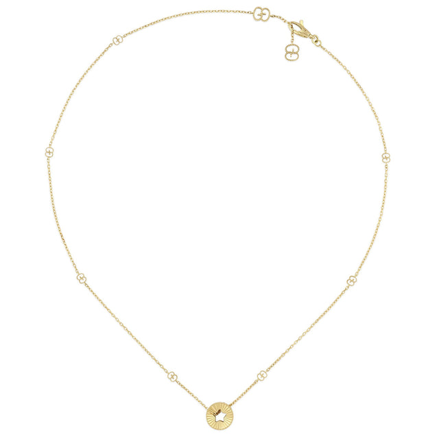 Gucci Icon Cosmogonie Star Yellow Gold Necklace