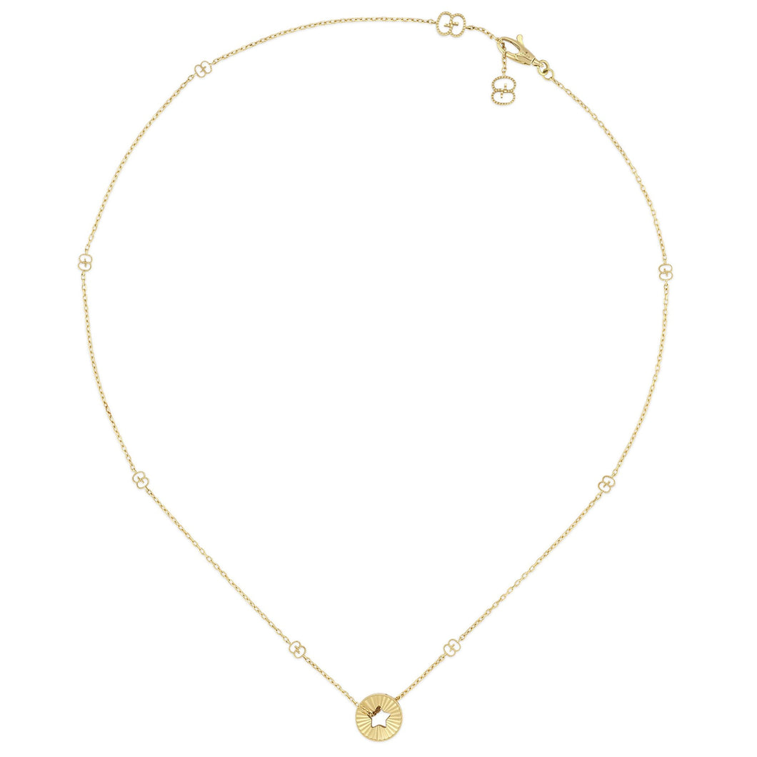 Gucci Icon Cosmogonie Star Yellow Gold Necklace
