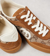 Gucci Interlocking G GG Canvas suede sneakers