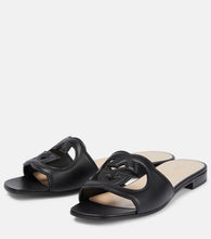 Gucci Interlocking G cutout leather sandals