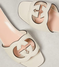 Gucci Interlocking G cutout leather sandals
