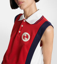 Gucci Interlocking G jersey polo minidress