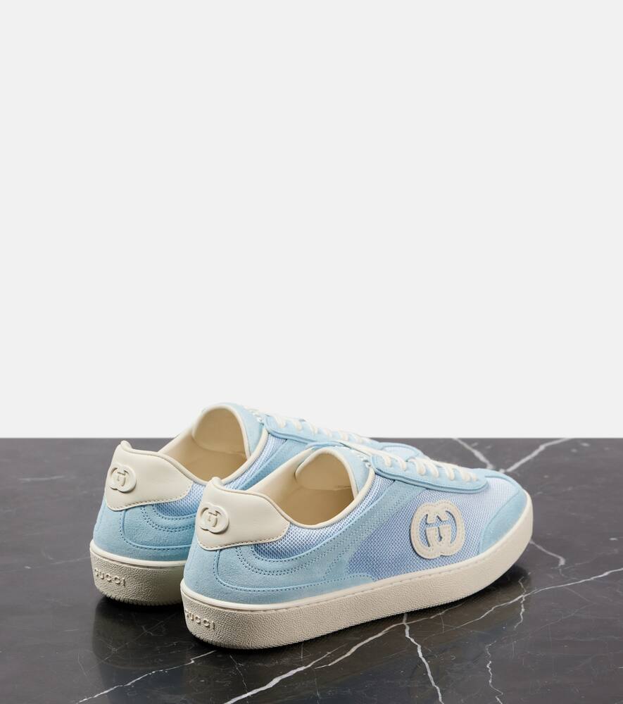 Gucci Interlocking G suede low-top sneakers