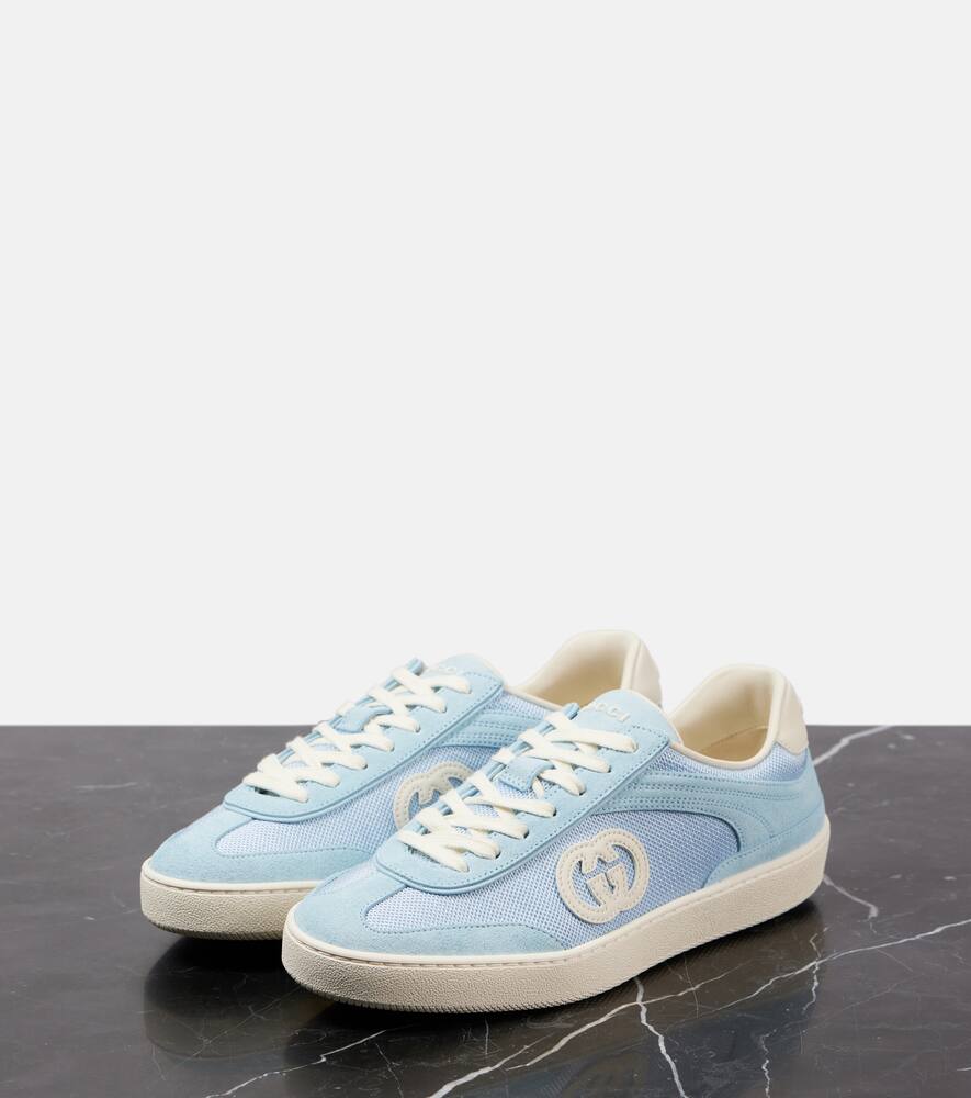Gucci Interlocking G suede low-top sneakers