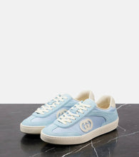 Gucci Interlocking G suede low-top sneakers