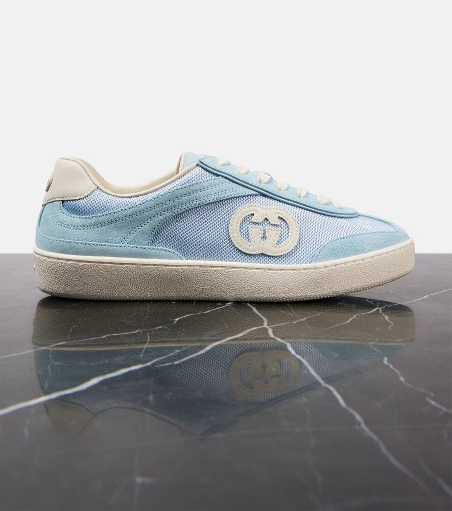 Gucci Interlocking G suede low-top sneakers