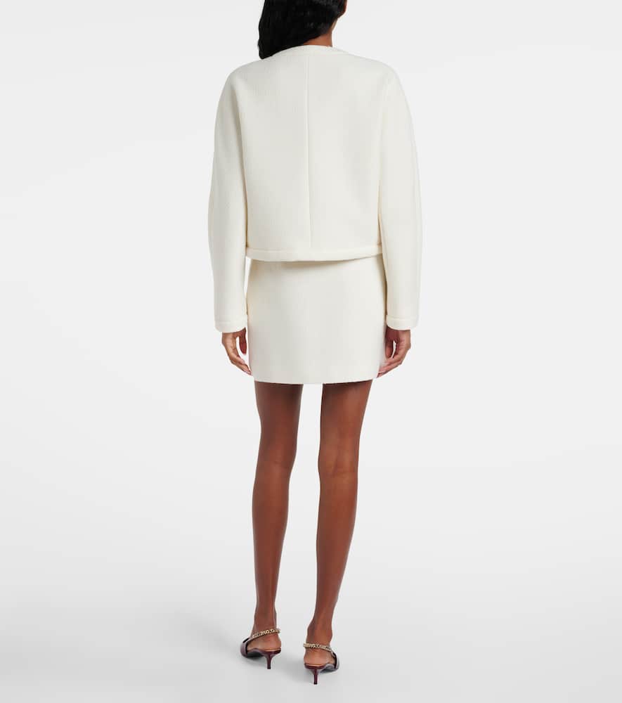Gucci Interlocking G wool-blend boucl√É¬© jacket