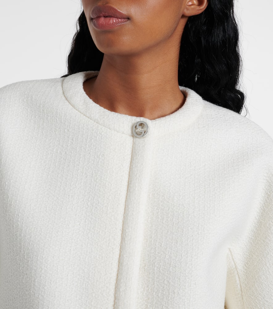 Gucci Interlocking G wool-blend boucl√É¬© jacket