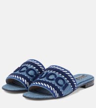 Gucci Jane denim slides