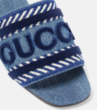 Gucci Jane denim slides