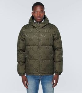 Gucci Jumbo GG canvas down jacket