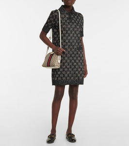 Gucci Lam√É¬© GG jacquard minidress