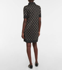 Gucci Lam√É¬© GG jacquard minidress