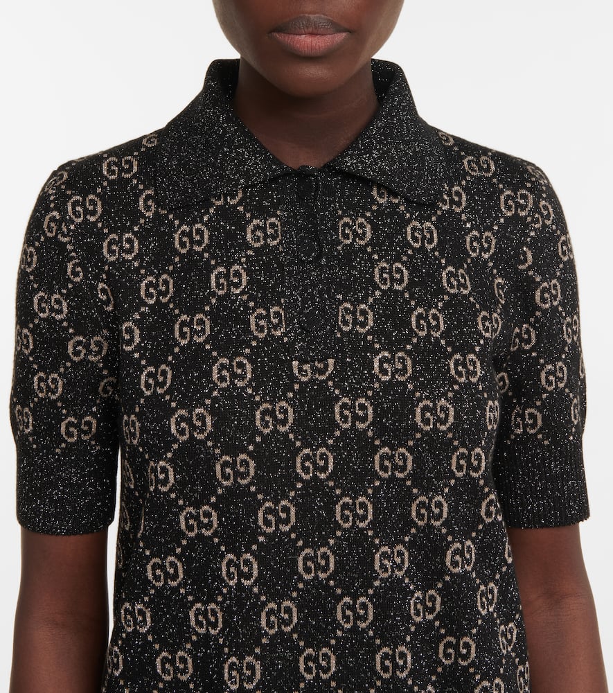 Gucci Lam√É¬© GG jacquard minidress