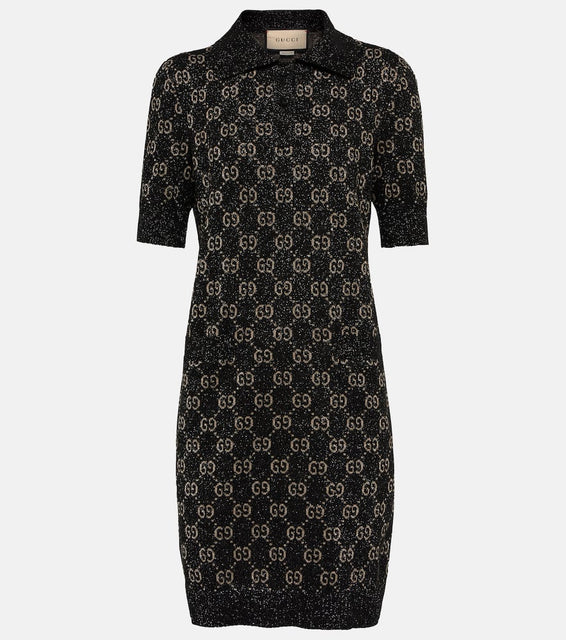 Gucci Lam√É¬© GG jacquard minidress
