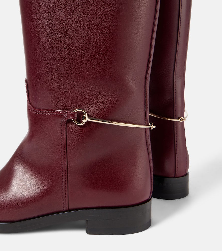 Gucci Leather over-the-knee boots