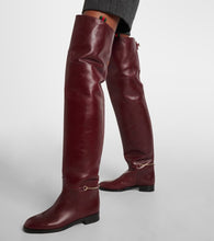 Gucci Leather over-the-knee boots