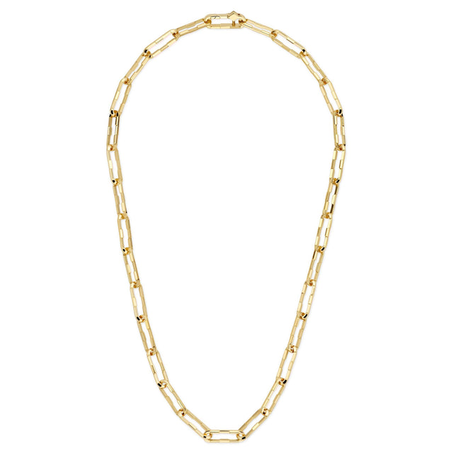 Gucci Link To Love Yellow Gold Wide Chain Necklace