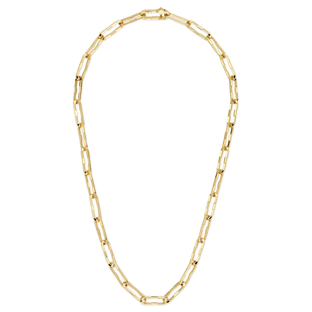 Gucci Link To Love Yellow Gold Wide Chain Necklace