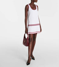 Gucci Logo pleated minidress