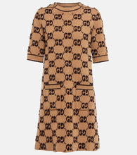 Gucci Maxi GG wool minidress