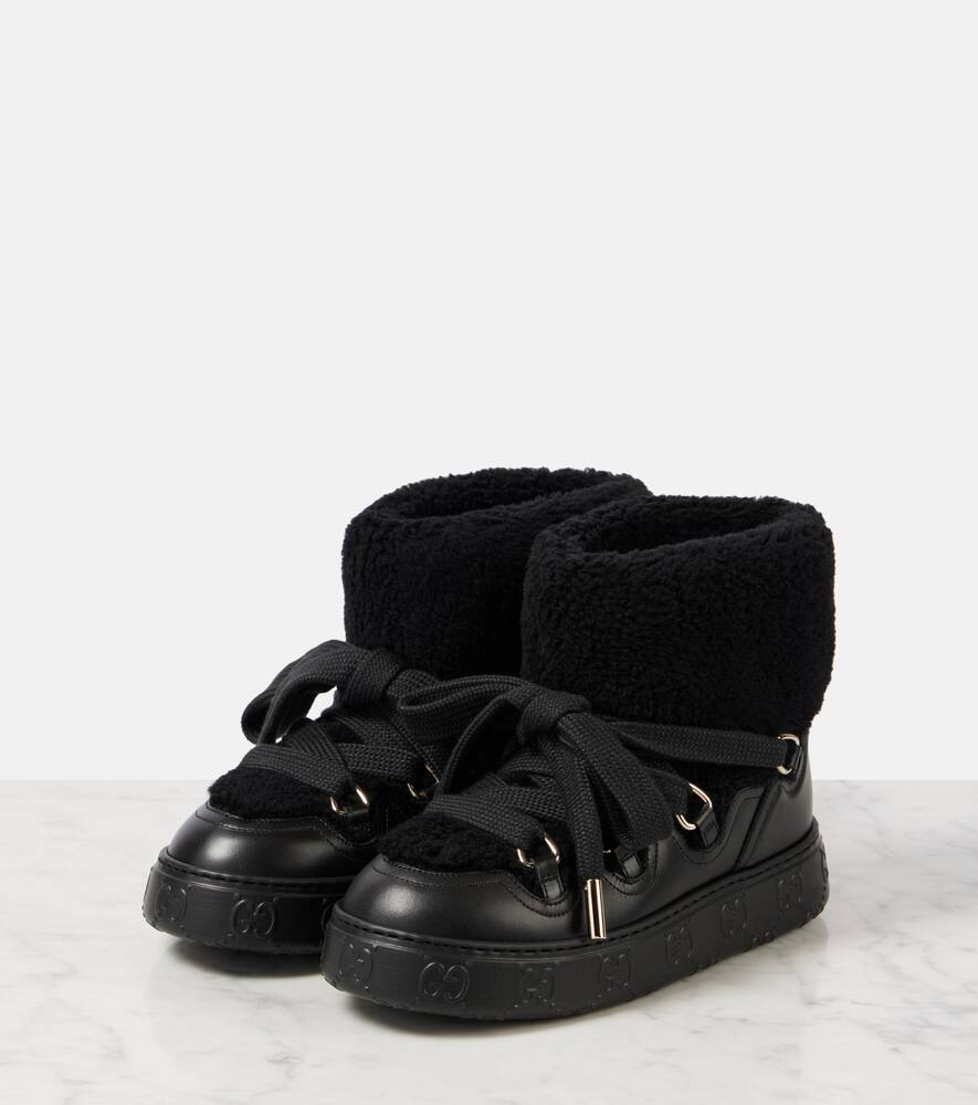 Gucci Nat wool-blend booties