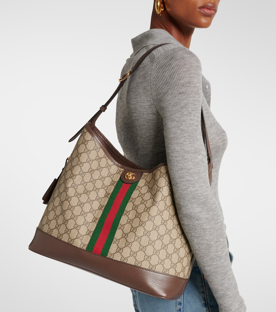 Gucci Ophidia GG Medium canvas shoulder bag