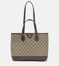 Gucci Ophidia GG Mini leather-trimmed tote bag. Shop Gucci Tote Bags for women now.