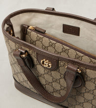 Gucci Ophidia Mini leather-trimmed tote bag