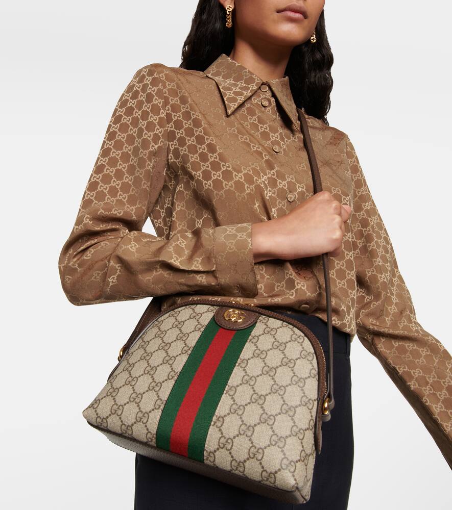 Gucci Ophidia Small canvas shoulder bag