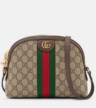 Gucci Ophidia Small canvas shoulder bag. Shop Gucci Shoulder Bags for women now.