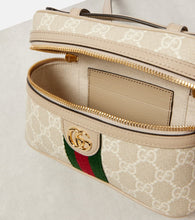 Gucci Ophidia Super Mini leather-trimmed shoulder bag