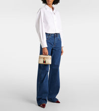 Gucci Ophidia Super Mini leather-trimmed shoulder bag