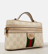 Gucci Ophidia Super Mini leather-trimmed shoulder bag