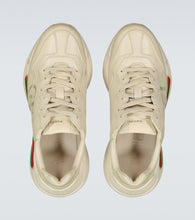 Gucci Rhyton leather sneakers