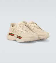 Gucci Rhyton leather sneakers