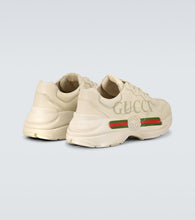 Gucci Rhyton leather sneakers